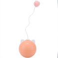 thumbnail image 3 of FYBTO Pet Cat Teaser Ball Automatic Spinning Tumbler with Colorful Light Interactive Toy(Nude Color)-090401, 3 of 5