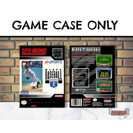 MLBPA Baseball | (SNESDG-V) Super Nintendo Entertainment System - Game Case Only - No Game