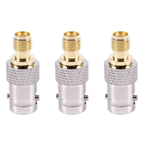 3X F / F RF SMA Female to BNC Female Adapter Antenna Cable RFB-1142