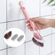 thumbnail image 3 of Juego de cepillos de limpieza multiusos, estropajo para cuencos, dispensador de jabón, cepillo para platos, cepillo para lavar y fregar Rosa con 3 cabezas, 3 of 9