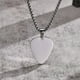thumbnail image 5 of 2 piezas de collar con colgante de púa de guitarra de acero inoxidable, cadena de regalo para mujeres y hombres., 5 of 6