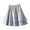 Blue, variant on Womens Plaid Skirts Elastic High Waist a Line Pleated Tiered Flowy Cute Mini Skirt with Shorts