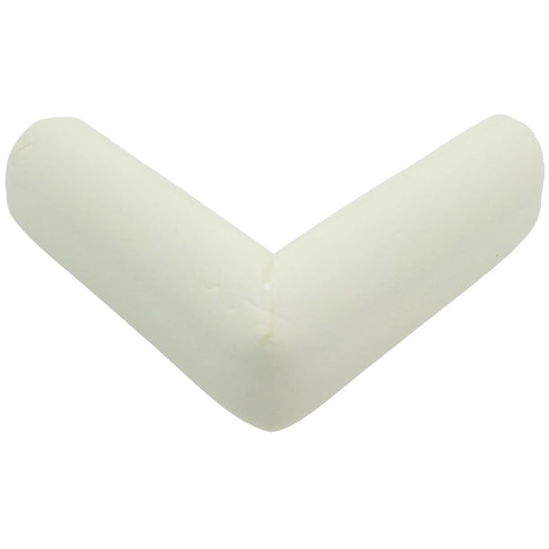 Protector de mueble seguro ProtekWhite 1pza 6x6x2.5cm Blanco Tipo L Protector Espuma Suave