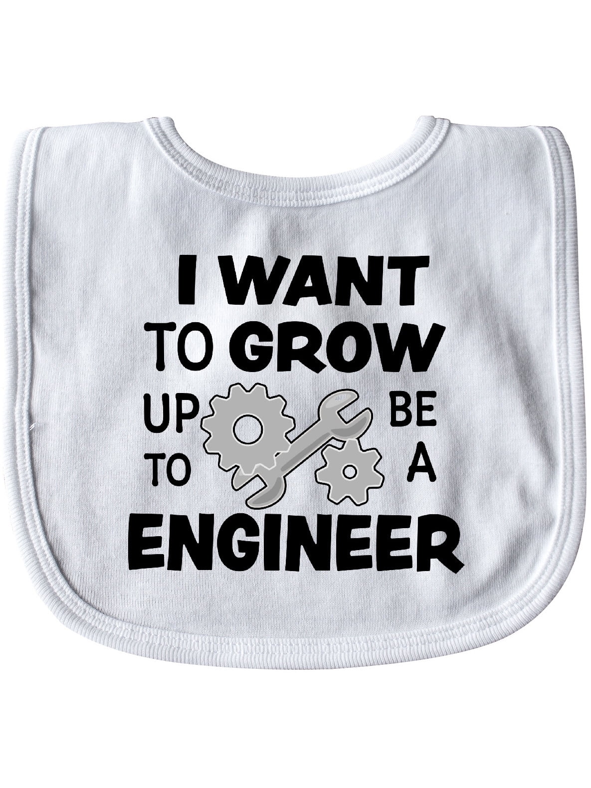 I Want To Grow up To Be a Engineer Baby Bib