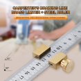 thumbnail image 2 of 30cm Steel Ruler Positioning Block Brass Angle Scriber Marking Gauge Locator, 2 of 9