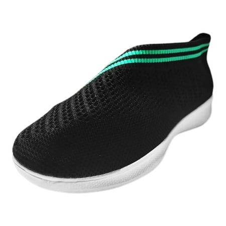 

dmqupv Sneaker Heels for Women Size 11 Soft Sole Comfortable Shoes Outdoor Mesh Runing Fashion Fresh Foam Sneaker - Women s Technicalsportshoe Black 8