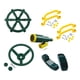 thumbnail image 1 of Accesorios para parques infantiles, juegos al aire libre, accesorios para columpios, piezas de barco pirata para columpios, gimnasio de jungla, casa de juegos para niños Verde A, 1 of 9
