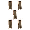 thumbnail image 1 of Minnieouse Pantalones de pierna ancha de cintura alta para mujer de verano - Estilo delgado para una comodidad aireada Ventilar Lino verde s 1 Type2 NO2, 1 of 6