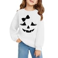 thumbnail image 5 of Mercatoo Halloween Pullover for Kids Unisex Crewneck Graphic Long Sleeve Sweatshirt Printed Casual Pullover Tops, 5 of 6