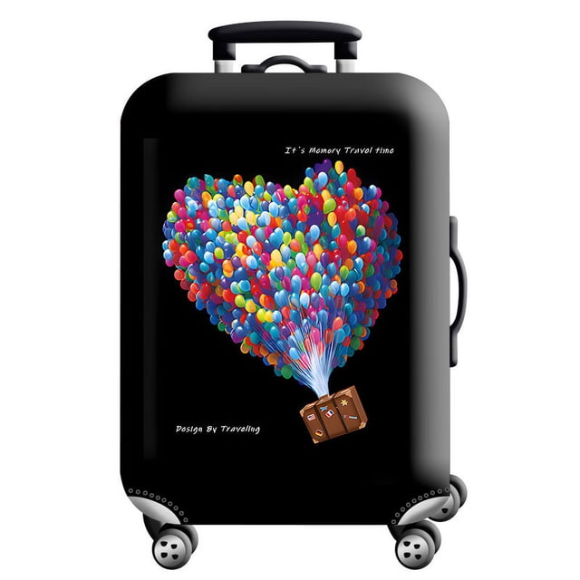 Luggage Cover Stretch Fabric Suitcase Protector Baggage Dust Case Cover Suitable for18-32 Inch Suitcase Case Travel Organizer H614 S