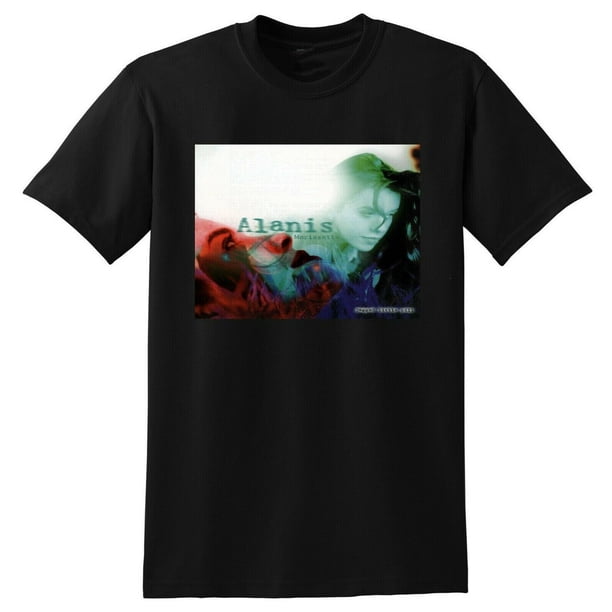 Alanis Morissette - Camiseta Jagged Little Pill para Adultos Unisex (Negro)