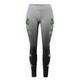 thumbnail image 4 of Christmas Leggings Women Funny Cute Xmas Print Elastic Waist Fall Tights Stretchy Tummy Control Yoga Pants, 4 of 4