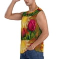 thumbnail image 3 of Picia Rose Psychedelic mens Cotton Tank Undershirts , Moisture-wicking Ribbed Tanks, Lightweight Cotton Tank Undershirts-X-Large, 3 of 8