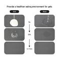 thumbnail image 4 of Aihimol Quick Dry Pet Mat-Dog Accessories Pet Feeding Mat Absorbent Dog Food Mat No Stains Dog Mat for Food and Water,Easy Clean Dog Bowl Mat Puppy Supplies Dog Accessories & Products, 4 of 7