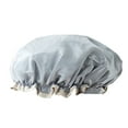 thumbnail image 1 of Sonducket Gorro de baño para mujer, suministros para baño, gorros para el pelo de ducha altos impermeables dobles, cubierta para cabeza de niña para Sombreros Gris Sonducket AP010840-11B, 1 of 6