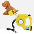 thumbnail image 4 of Dog Traction Ropewith Hand Lamp,Yellow Multifunction Automatic Telescopic Pet Traction Rope Automatic Telescopic Dog Traction Rope Elevated Design, 4 of 14