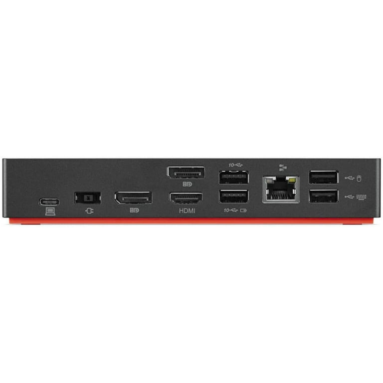 Ligner komedie Tid Lenovo ThinkPad (40AS0090US) USB Type-C Dock Gen 2 + ZoomSpeed HDMI Cable  (with Ethernet) + AOM Starter Bundle - Walmart.com