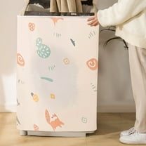 Herunwer Outdoor Washer and Dryer Covers for the Top - Waterproof Dustproof Washing Machine Cover - Fits Top and Front Load Machines Washer Dryer Cover