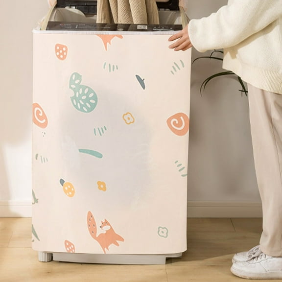 Herunwer Outdoor Washer and Dryer Covers for the Top - Waterproof Dustproof Washing Machine Cover - Fits Top and Front Load Machines Washer Dryer Cover
