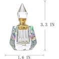 thumbnail image 2 of H&D HYALINE & DORA Vintage Crystal Perfume Bottles Empty Refillable Essential Oil Bottle, 2 of 6