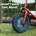 thumbnail image 7 of Phantomgogo Commuter R1 - Electric Scooter for Adults - Foldable Scooter with Seat & Carry Basket 15MPH 265lbs Max Load E Mopeds for Adults (Red), 7 of 7