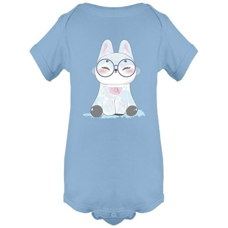 

Rabbit With Glasses Design Bodysuit Infant -Image by Shutterstock 24 Months