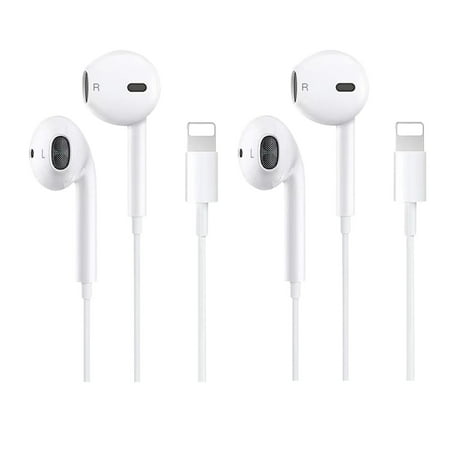 Sakiika 2Pack Earbuds Wired Headphones Noise Isolating Wired Earbuds Compatible with iPhone 14 Pro/14 Pro Max/14/13/12/11/XR/XS/X/8/7, Supports All iOS Systems