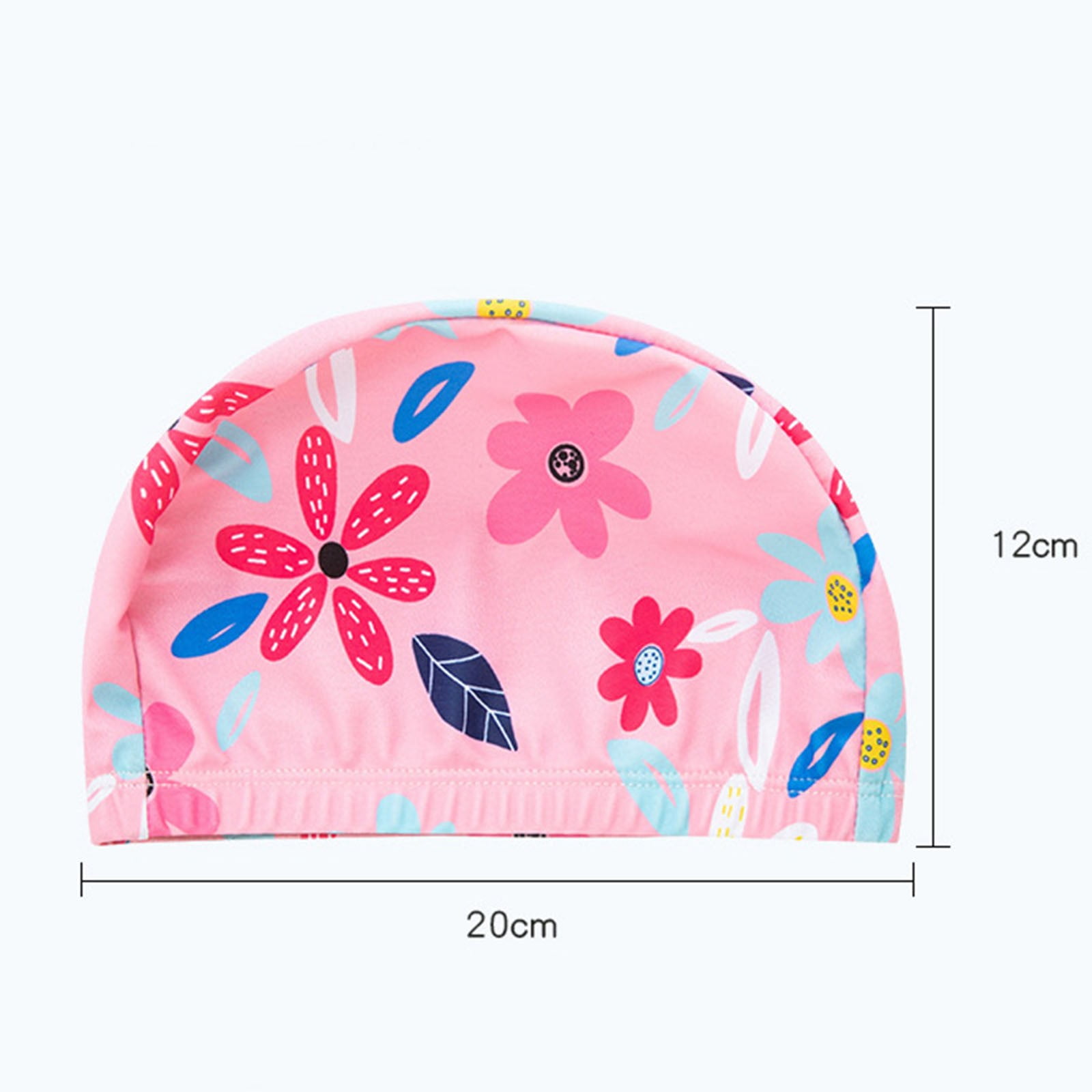 Moocorvic Kids Swim Cap for Girls Boys Age 3-10, Swimming Cap for Long Hair, Pool Water Swim Hats