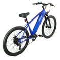 thumbnail image 4 of Schwinn Marshall hybrid electric bike, 7 speeds, 27.5 inch wheels, men’s frame, blue, 4 of 6