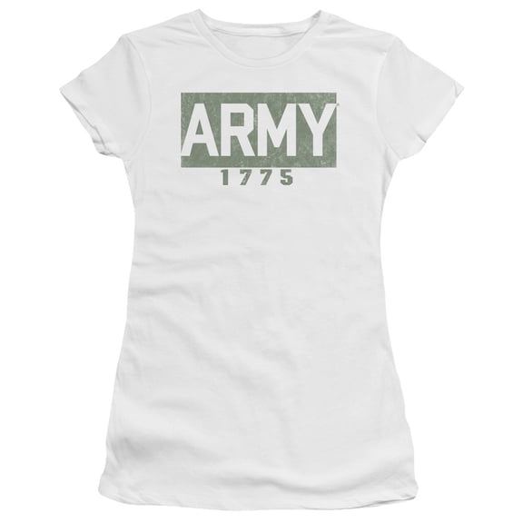 Army - Block - Juniors Teen Girls Cap Sleeve Shirt - XX-Large