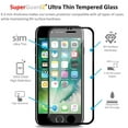 thumbnail image 3 of For iPhone 7 Plus 5.5" - SuperGuardZ [FULL COVER] Tempered Glass Screen Protector, Edge-To-Edge Protect, Anti-Scratch [Black], 3 of 4