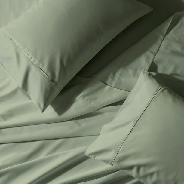 WrinkleFree 650 Thread Count Solid Cotton Blend Sheets Easy Care Sheet