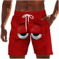 thumbnail image 2 of Ceisia Men's Quick Dry Swim Trunks with Pockets Elastic Waist Drawstring Mesh Lining Beach Shorts Gifts for Father, 2 of 5