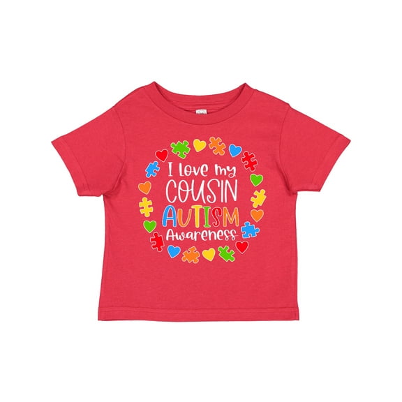 Inktastic I Love my Cousin Autism Awareness Boys or Girls Toddler T-Shirt