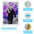 thumbnail image 3 of Diamond Art Kits for Adults Jujutsu Kaisen Diamond Art Gem Art Painting Full Drill Round Art Gem Painting Kit for Home Wall Decor Gifts 12"x16", 3 of 7