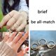 thumbnail image 2 of Guardurnaity - Juego de 5 anillos de cristal con forma de luna bohemia para mujer, regalo de joyería breve Ropa, zapatos y accesorios Miscelánea, 2 of 6