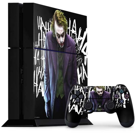 Skinit The Dark Knight Joker PS4 Console and Controller Bundle Skin
