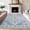 blue, variant on Vintage Printed Area Rugs 5x7 Ultra-Soft Distressed Throw Rugs Stain-Resistant Traditional Floor Mat Machine Washable Thin Indoor Carpet Office Camel