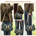 thumbnail image 4 of FORMRS Womens Shoulder Bag with Chain Strap Clutch Purse Cute Tote Handbag, Brown Mystical Owls, 4 of 7