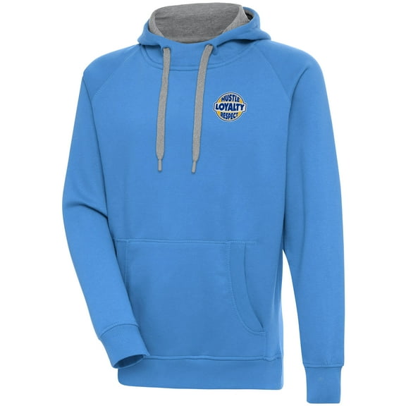 Men's Antigua Powder Blue John Cena Victory Pullover Hoodie