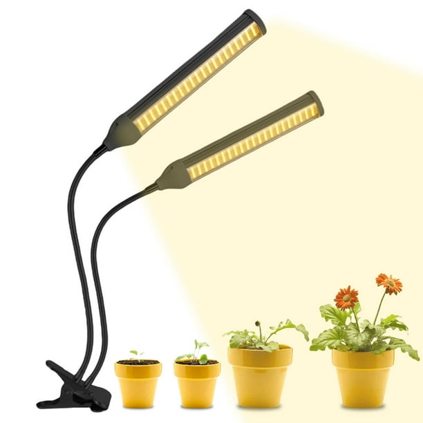 Lámpara para Plantas Con Clip Luces 12 V Cuello Cisne Y Abrazadera LED Cultivo en Interiores