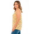 thumbnail image 3 of Woman Within Plus Size Perfect Printed Sleeveless Shirred V-Neck Tunic, 3 of 6