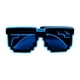 thumbnail image 2 of Gafas LED luminosas - Juguete de gafas de sol iluminadas estilo chulo para gamers y entusiastas de los memes, 2 of 3