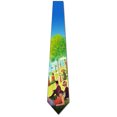 thumbnail image 3 of Sunday in the Park Tie Mens Art Necktie by Three Rooker, 3 of 3