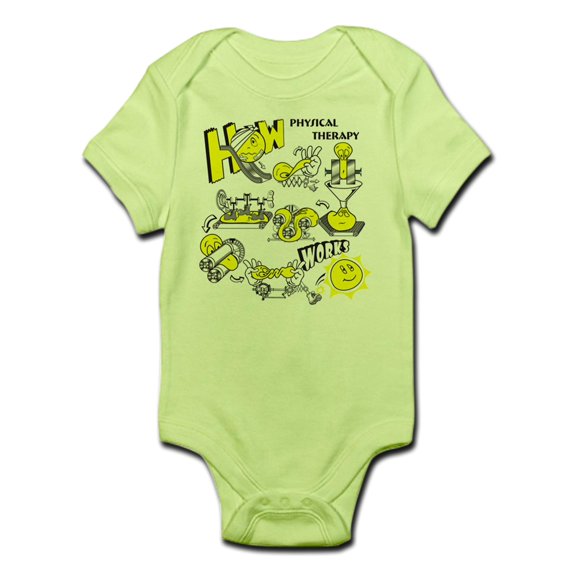 CafePress - How Physical Therapy Works Infant Bodysuit - Baby Light Bodysuit