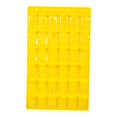 thumbnail image 2 of Organizador de bolsillo para colgar en la pared, ideal para armarios y roperos. Amarillo, 2 of 9