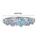 thumbnail image 4 of Xihbxyly Anillo de Moda, Elegante Diseño de Corazón con Diamantes, Elegante Joyería de Aleación, Opciones de Colores Vibrantes, Propuesta de Matrimonio, Perfecto para Damas, Viene En Empaque Opp., 4 of 5