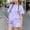 Purple, variant on Amidoa Girls 2 Piece Outfits Summer Clothes Floral Print Short Sleeve Cute T-Shirt and Shorts Casual Kids Clothing Sets,Pink Size 7
