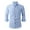 Light Blue, variant on Aimik Up to 65% off Mens Dress Shirts Wrinkle Free Button Down Shirts Long Sleeve Regular Fit Print Plaid Business Shirt-Light Blue L
