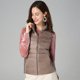 thumbnail image 1 of Chaleco de plumón ligero para mujer, chaleco ajustado de cuello alto corto, chaleco de plumón de otoño e invierno, chaleco de talla grande para mujer, 1 of 6